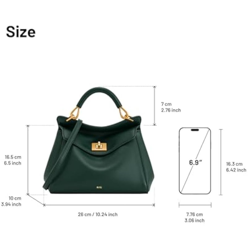 Women's Lucia Classic Top Handbag - Image 4